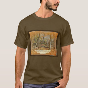 Herbstwald George Washington Carver Zitat T-Shirt