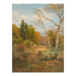 Herbstwald - Heinrich Böhmer Poster