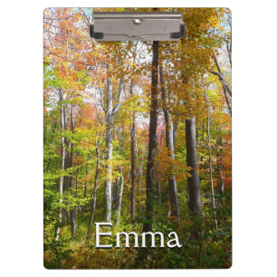 Herbstwald I Herbstlandschaftsfotografie Klemmbrett