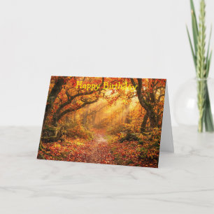 Herbstwald Karte