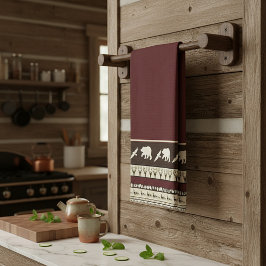 Herbstwald Küchentuch