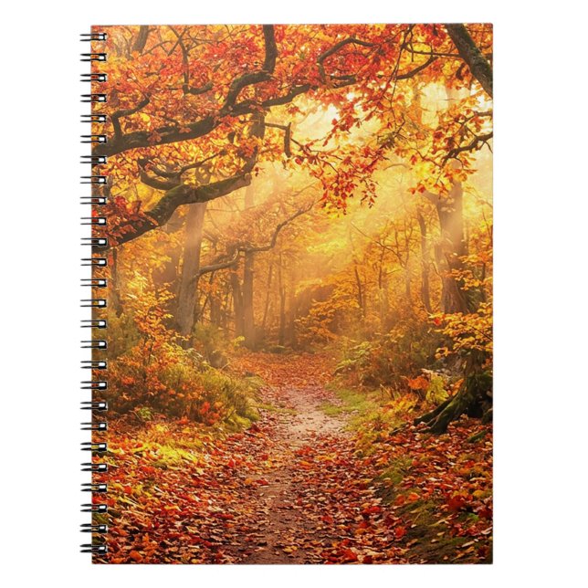 Herbstwald Notizblock (Vorderseite)