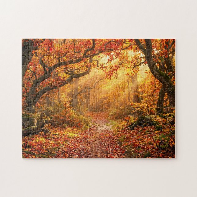 Herbstwald Puzzle (Horizontal)