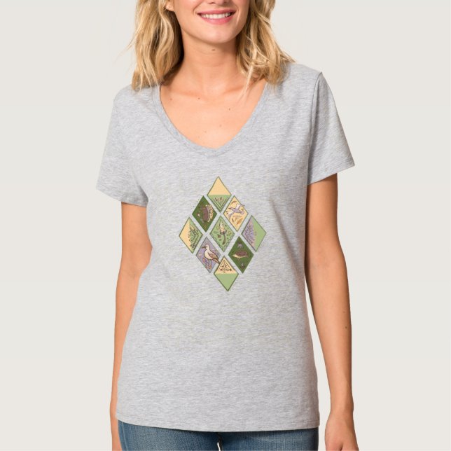 Herbstwald T-Shirt (Vorderseite)