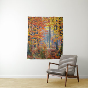 Herbstwald Wandteppich