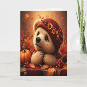 Herbstwaldbär Karte