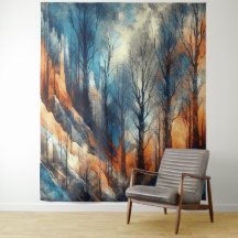 Herbstwälder 2 - Aquarellfarben