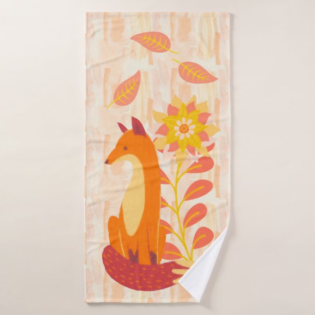 Herbstwälder Badhandtuch Set (Badehandtuch)