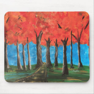 Herbstwälder Mousepad