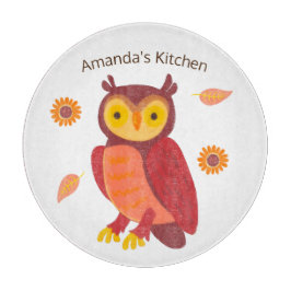 Herbstwälder Schneidebrett