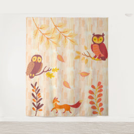 Herbstwälder Wandteppich