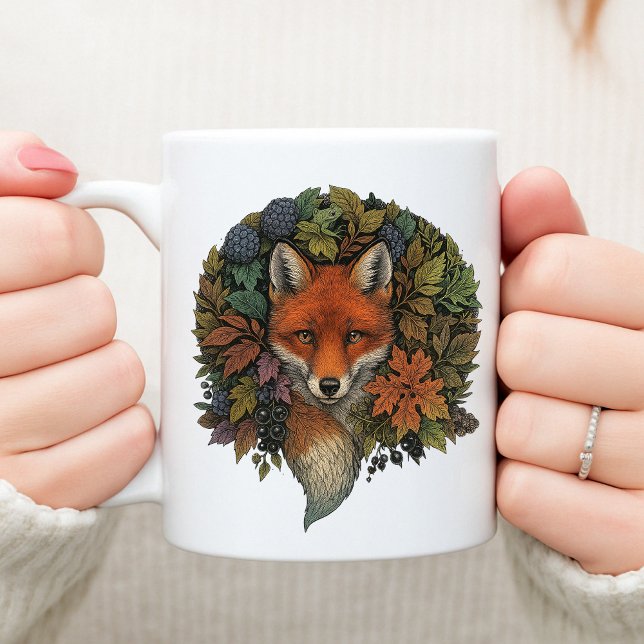 Herbstwaldfox Kaffeetasse (Von Creator hochgeladen)