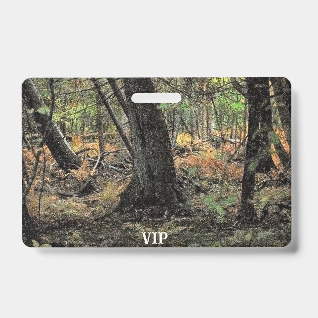 Herbstwaldszene Ausweis (Front)