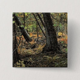 Herbstwaldszene Button