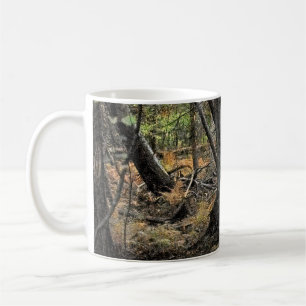 Herbstwaldszene Kaffeetasse