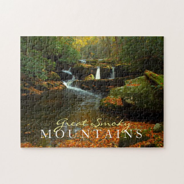 Herbstwasserfall - Great Smoky Puzzle (Horizontal)