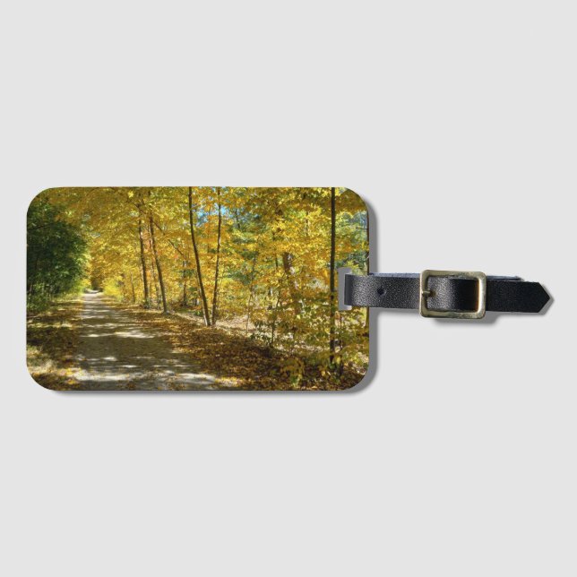 Herbstweg-Gepäckanhänger Gepäckanhänger (Vorderseite (Horizontal))