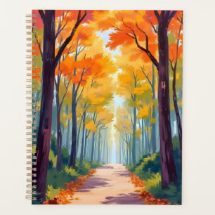 Herbstweg Herbstlaubmalerei Planer
