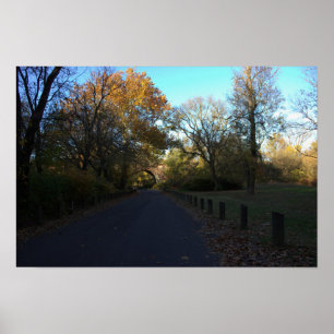 Herbstweg zum Poster "Arched Bridge"