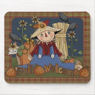 Herbstwillkommen in der Herbstspeckinsel Mousepad