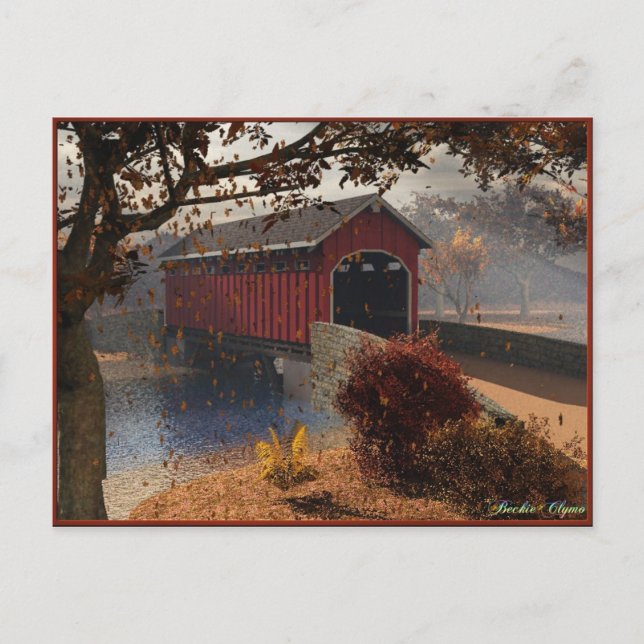 Herbstwinde Postkarte (Vorderseite)