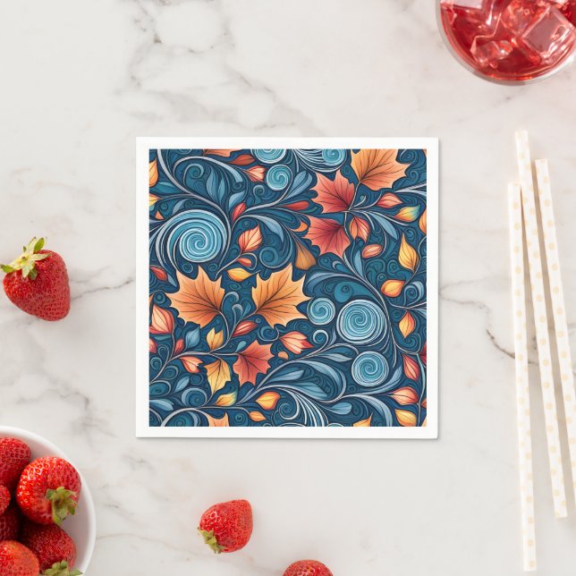 Herbstwinde Serviette (Beispiel)