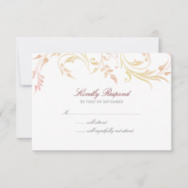 Herbstwirbel RSVP Karte