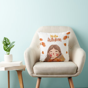 Herbstwirbelkissen - Gemütliche Herbstuntergänge Kissen