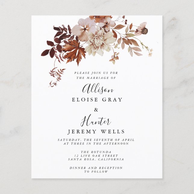 Herbstwochenende Flyer (Vorne)