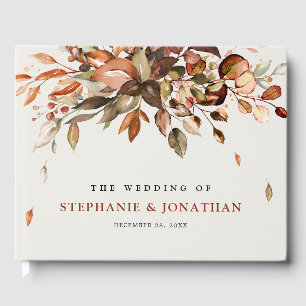 Herbstwochenende Rustikale Boho Hochzeit Gästebuch