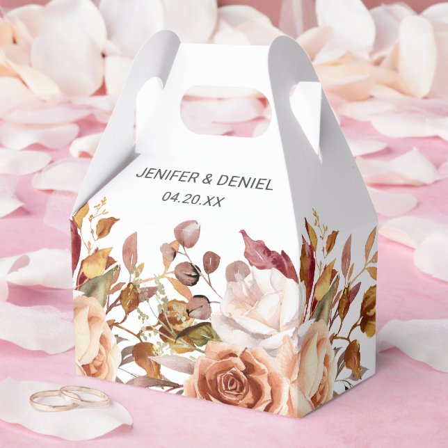 Herbstwochenende Rustikale Boho Hochzeit Geschenkschachtel (Hochzeit)