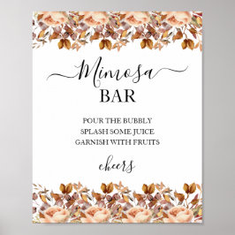 Herbstwochenende Rustikale Boho Hochzeit Poster