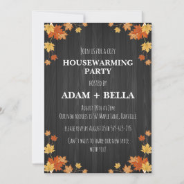 Herbstwohnung Einladungen