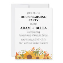 Herbstwohnung Einladungen