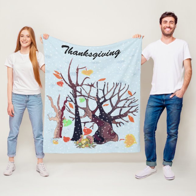 Herbstwonderland - fleecedecke (Beispiel)