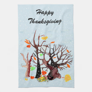 Herbstwonderland - geschirrtuch