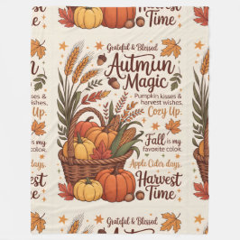 Herbstzauber stilvolle Decke Neues Zuhause