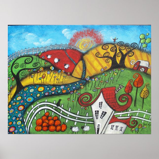 Herbstzauberposter Poster (Vorne)