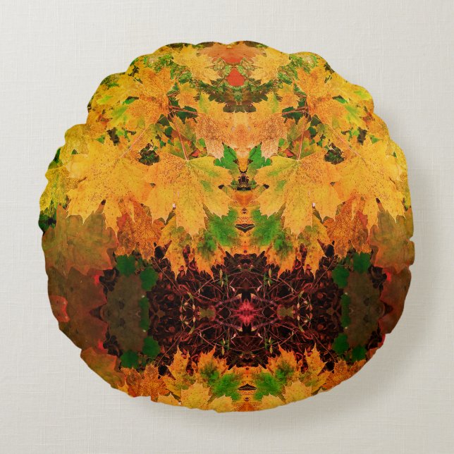 Herbstzauberrunder Polster (Vorderseite)