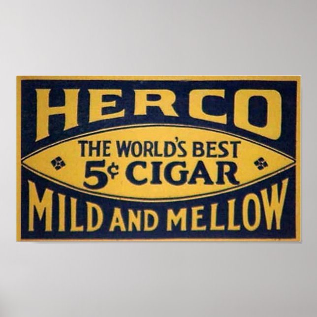 Herco Cigar-1905 Poster (Vorne)