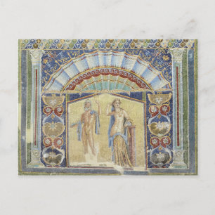 Herculaneum Fresco Postkarte
