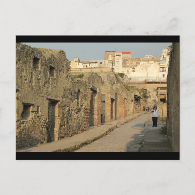 Herculaneum Ruins, Kampanien, Italien Postkarte (Vorderseite)