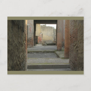 Herculaneum Ruins, Kampanien, Italien Postkarte