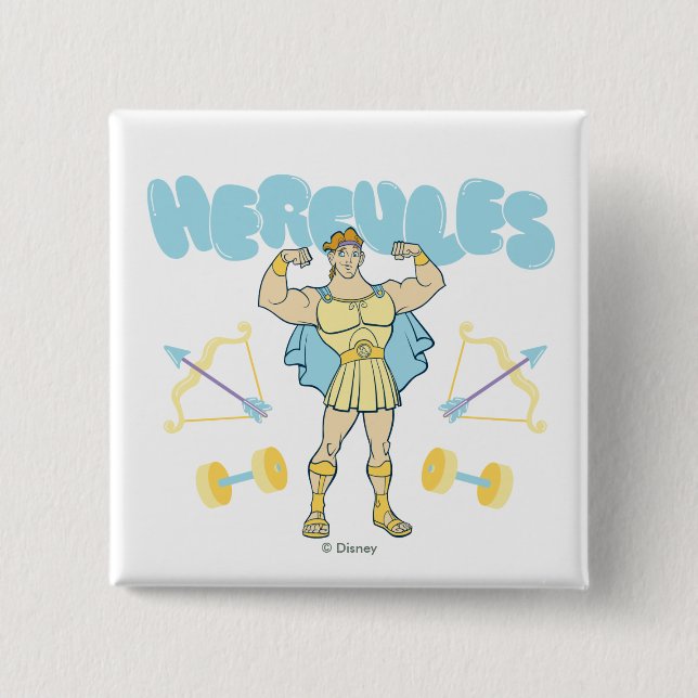 Hercules Arrows and Dumbbells Flex Button (Vorderseite)
