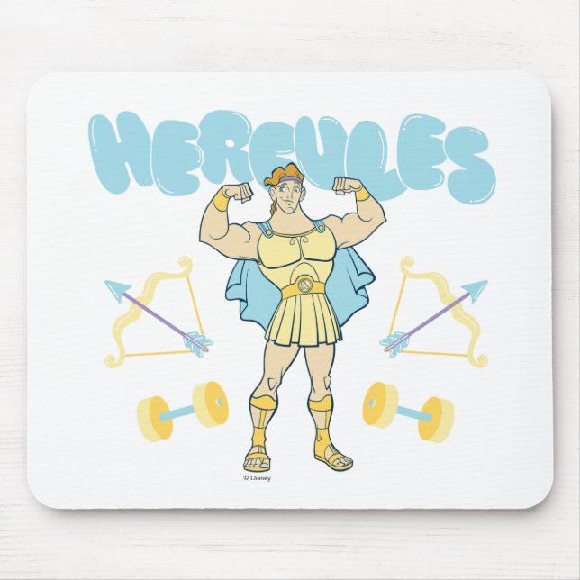 Hercules Arrows and Dumbbells Flex Mouse Pad Mousepad (Vorne)