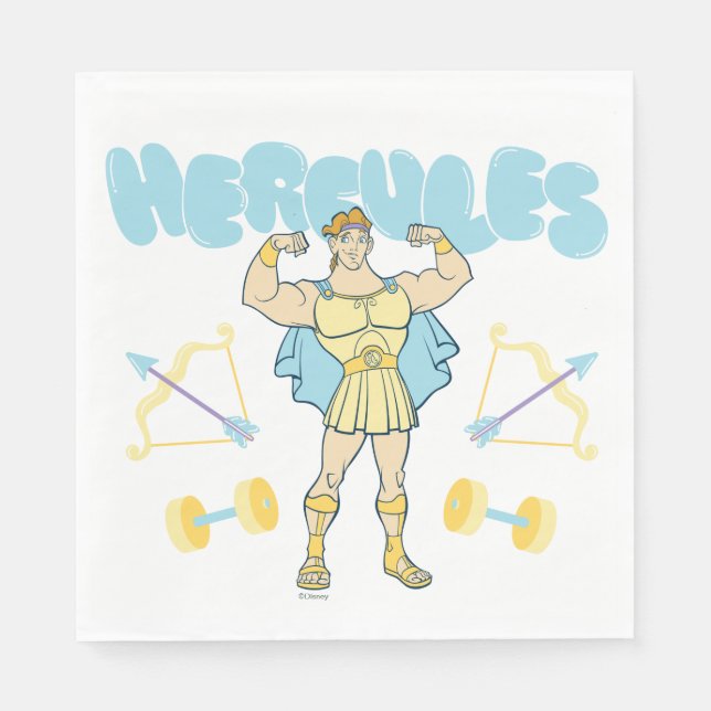 Hercules Arrows and Dumbbells Flex Napkins Serviette (Vorderseite)