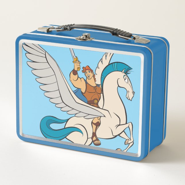Hercules Riding Pegasus Metal Lunch Box (Vorderseite)