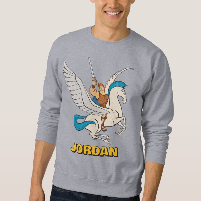 Hercules Riding Pegasus Sweatshirt (Vorderseite)