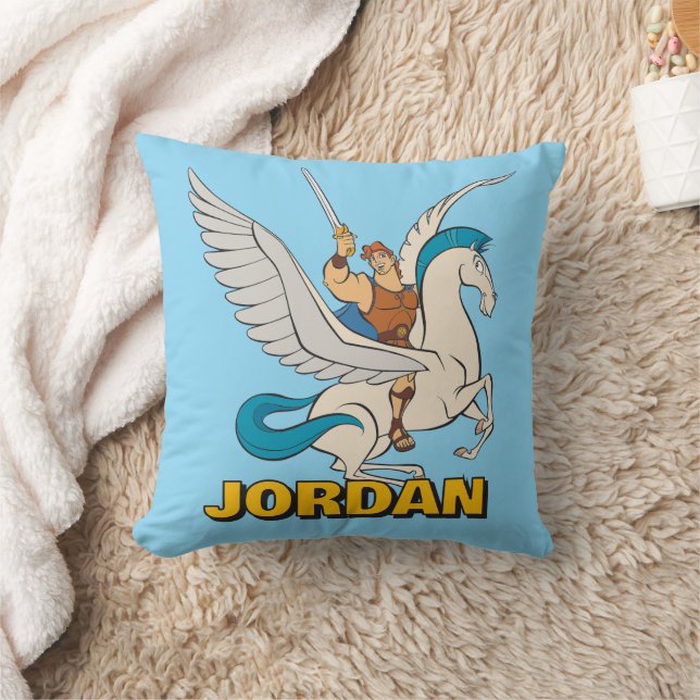 Hercules Riding Pegasus Throw Pillow Kissen (Decke)