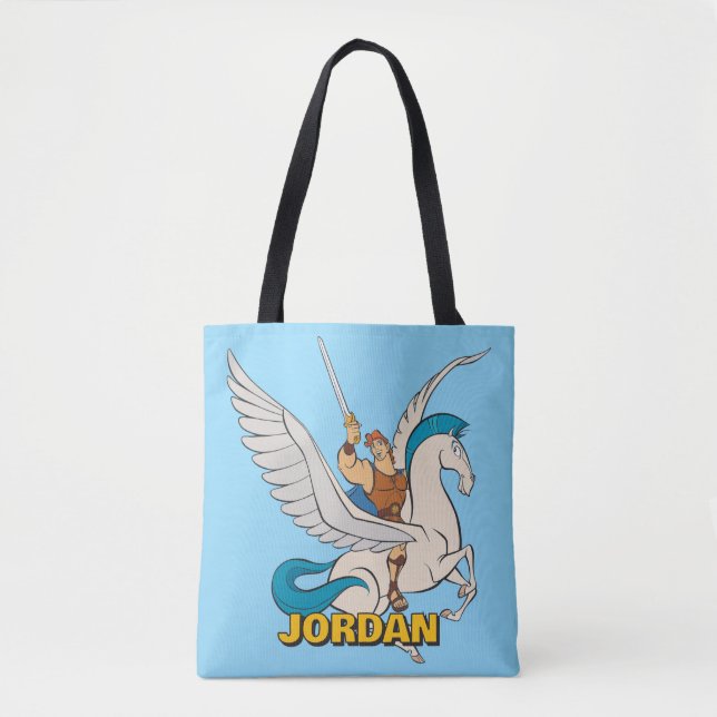 Hercules Riding Pegasus Tote Bag (Vorderseite)
